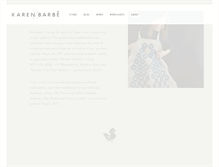 Tablet Screenshot of karenbarbe.com